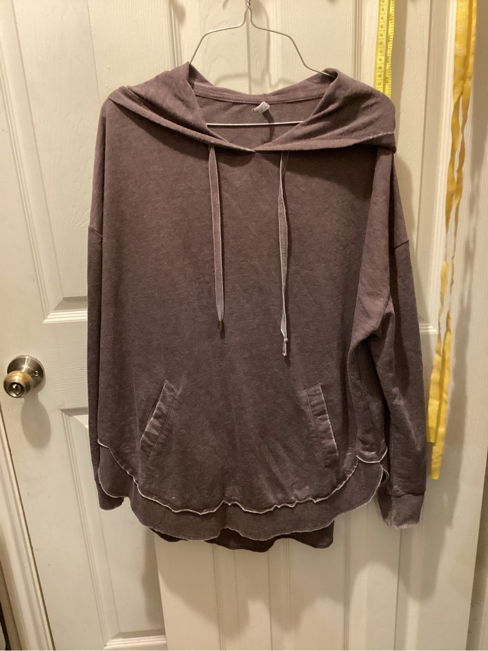 Z Supply Women's Hooded Pullover Sweater in Mauve